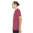 thumbnail image 5 of Bella Canvas Men's Jersey T-Shirt, CVC Short Sleeve Crewneck Heather Raspberry Tee, 3XL, 5 of 5