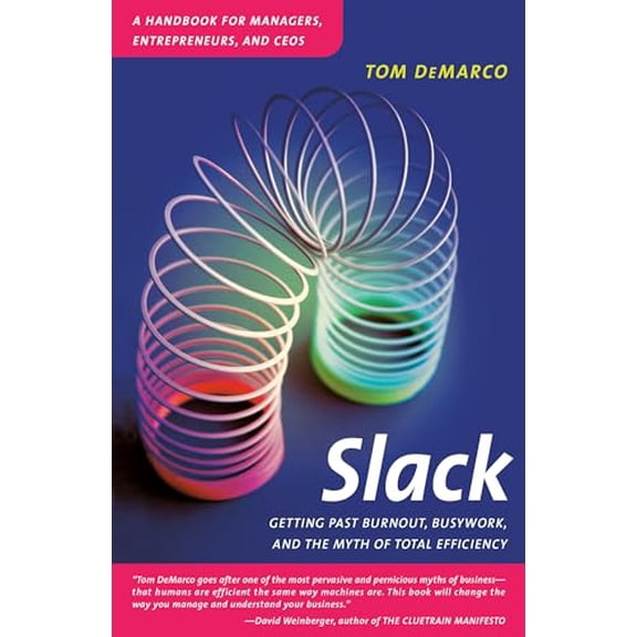 Pre-Owned Slack: Getting Past Burnout, Busywork, and the Myth of Total Efficiency (Paperback) 0767907698 9780767907699