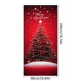 thumbnail image 4 of Christmas Front Door Cover Elastic, 35 * 78''Christmas Door Cover Cloth with Elastic, 2025 New Christmas Front Door Decorations, Elastic Fabric Door Cover Christmas for Festive Party Home Decor, 4 of 7