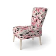 thumbnail image 3 of Designart "Popart Dynamic Doodle Dots III" Upholstered Polka Dots Accent Chair and Modern & Contemporary Arm Chair - Multiple Color & Pattern, 3 of 7