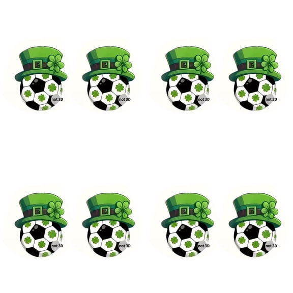 Irish Shamrock Earrings for Women, St. Patrick's Day Acrylic Dangle Earrings - Green Clover, Hat & Horseshoe Drop Earrings for Festival, Good Luck Holiday Accessories (1-4 Pairs)