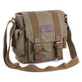 thumbnail image 2 of Gootium Messenger Bag Canvas Satchel Cross Body Shoulder Bag, Men's Purse Green, 2 of 6