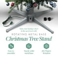 thumbnail image 4 of Home Heritage Metal Rotating Christmas Tree Stand for Trees Up to 7.5 ft, 4 of 9