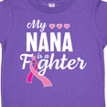 thumbnail image 4 of Inktastic Breast Cancer Awareness My Nana is a Fighter Boys or Girls Toddler T-Shirt, 4 of 5