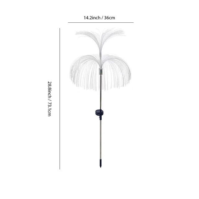 Luz De Tierra Luz de tierra de medusas solares, lámpara duradera para exteriores para jardín doméstico (2 uds) Ndcxsfigh Para estrenar