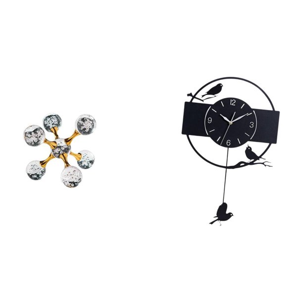 Figura de escritorio,Figura esférica para escritorio,oficina o decoración del hogar,Estante decorativo de escritorio con figuritas para decoración del hogar,Reloj de pared,Reloj de pared