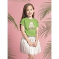 thumbnail image 2 of Cute Baby Lamb Sleepy T-Shirt Juniors -Image by Shutterstock,  Large, 2 of 4