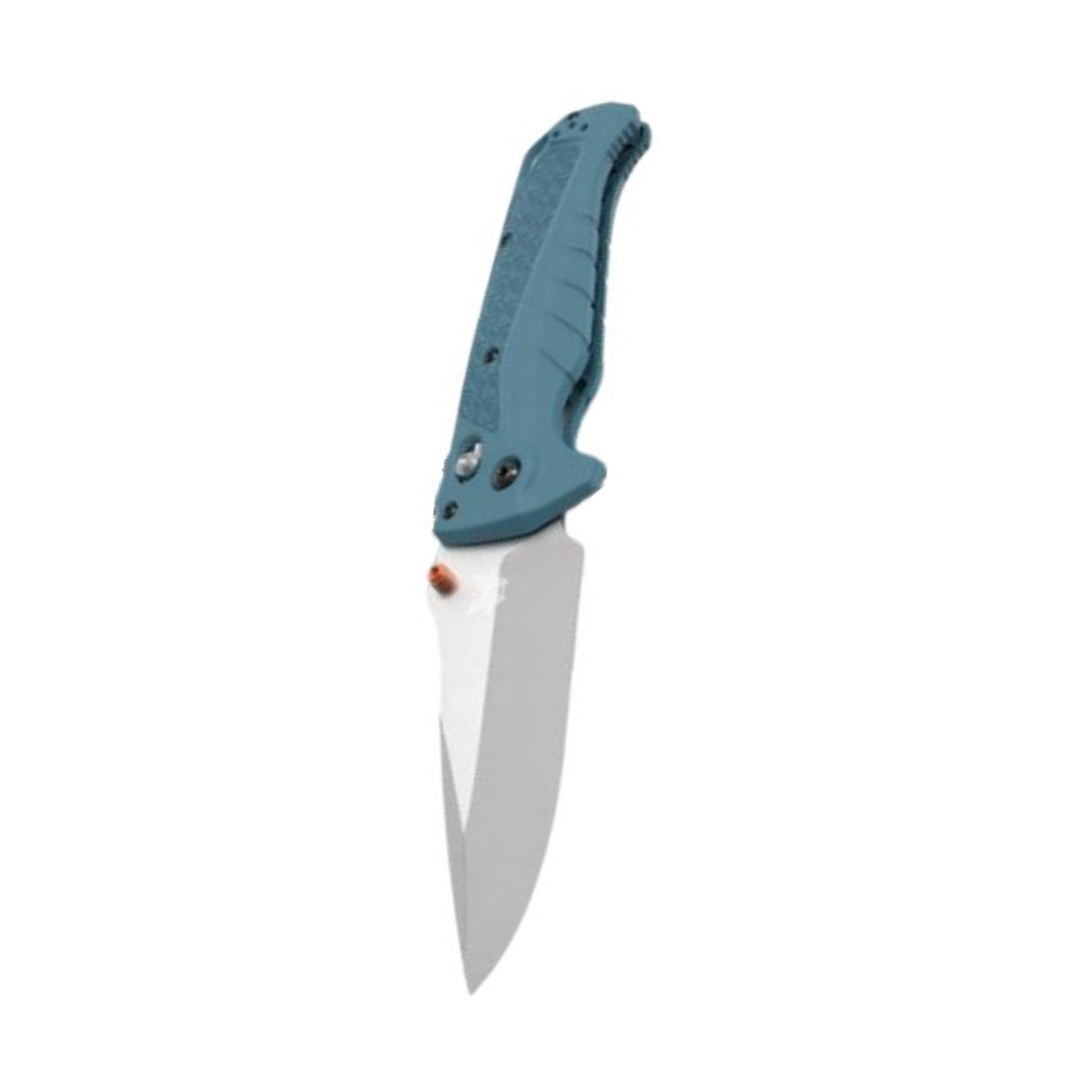 Benchmade Adira Depth Blue Grivory Drop-Point 3.88'' CPM-MagnaCut Folding Knife (18060)