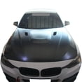 thumbnail image 2 of Ikon Motorsports Compatible with 12-20 BMW F30 F31 F32 F33 F36 M3 Type Front Hood Bonnet Vent Air Duct-Steel, 2 of 3