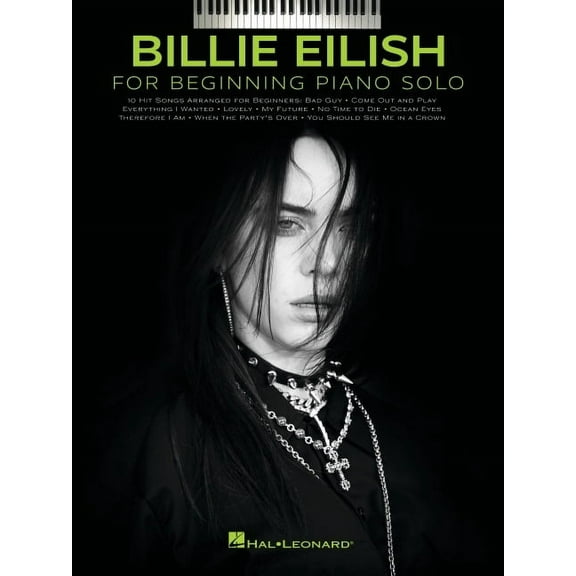 Billie Eilish - Beginning Piano Solo Songbook with Lyrics, (Paperback)