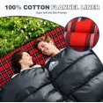 thumbnail image 3 of Agemore Queen Double Sleeping Bag, Flannel Cotton, 2-Person, Waterproof, Lightweight for Camping, Backpacking, Hiking, 3 of 7