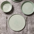 thumbnail image 6 of Stone Lain Claire 24-Piece Dinnerware Set Stoneware, Service for 8, Green, 6 of 6