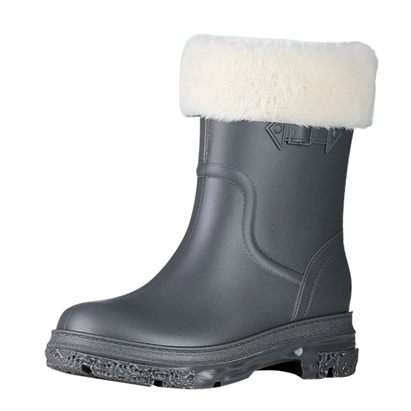 EHQJNJ Insulated Rain Boots Women Women Rain Shoes Shoes Comfortable Light Ankle Rain Boots Frosted Outdoor Rain Boots Women's Rain Boots Wide Width Womens Rain Boots Mid Calf