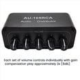 thumbnail image 5 of 2X Distribuidor de Audio de 5 Canales Mezclador de Audio EstéReo 1 Entrada 5 Salidas Divisor para Amplificador de Potencia Audio Activo, 5 of 5