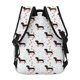 thumbnail image 4 of Easygdp Dachshund Dog Mochila Ergonómica Versátil para Laptop - Múltiples Bolsillos, Correas Ajustables, Unisex para Escuela, Viajes y Actividades al Aire Libre-One Size, 4 of 5