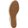 thumbnail image 5 of Naturalizer Womens Stella Open Toe Wedge Sandal Warm White Leather 11W, 5 of 5