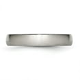 thumbnail image 3 of Chisel Titanium Brushed 4mm Half Round Band, 3 of 7