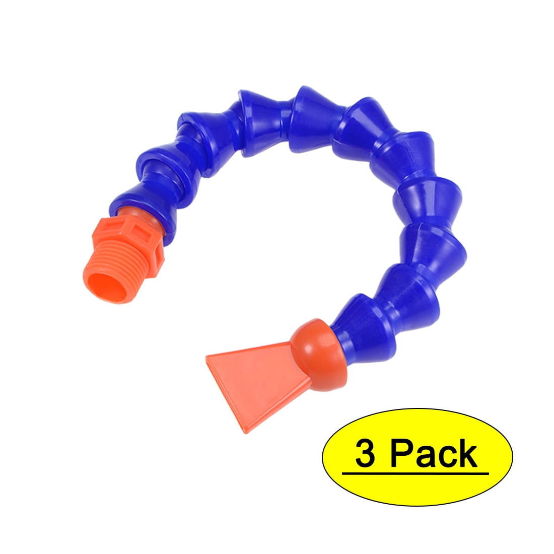 Flexible Coolant Pipe,G1/2 Thread Flat Flexible Water Oil Coolant Pipe