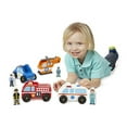 thumbnail image 2 of Melissa & Doug Emergency Vehicle Wooden Play Set With 4 Vehicles, 4 Play Figures, 2 of 3