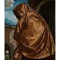thumbnail image 3 of Savoldo, Giovanni Girolamo 20x23 Black Modern Framed Museum Art Print Titled - Saint Mary Magdalene at the Sepulchre, 3 of 5