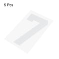 thumbnail image 3 of Parche termoadhesivo Número 7 Unique Bargains Blanco 8' Paquete de 5, 3 of 6