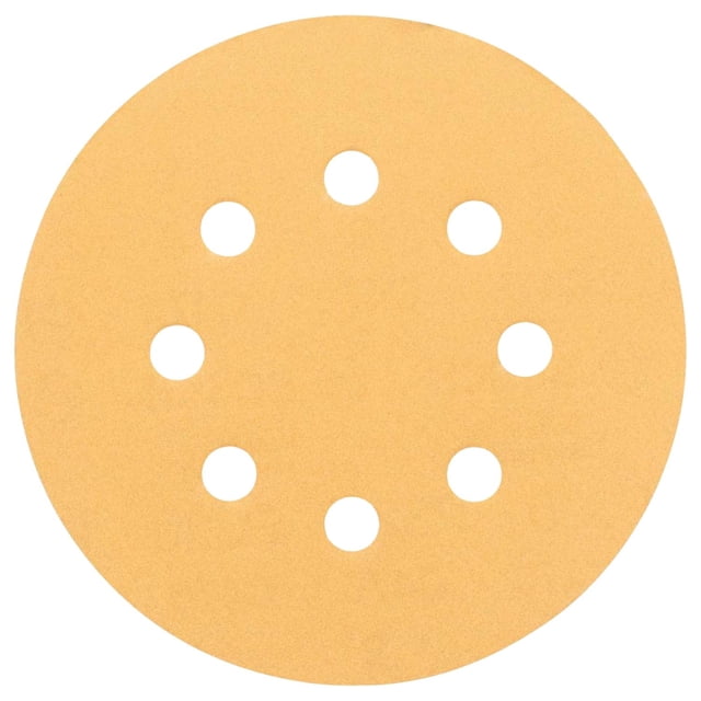 Disco De Lija Bosch Velcro De 125mm 5 Pulgadas Grano 60 C470 amarillo Estándar