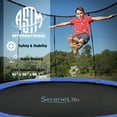 thumbnail image 2 of SereneLife Backyard Sports Trampoline Large Outdoor Jumping Fun Trampoline for Kids/Children, 8ft., 2 of 3