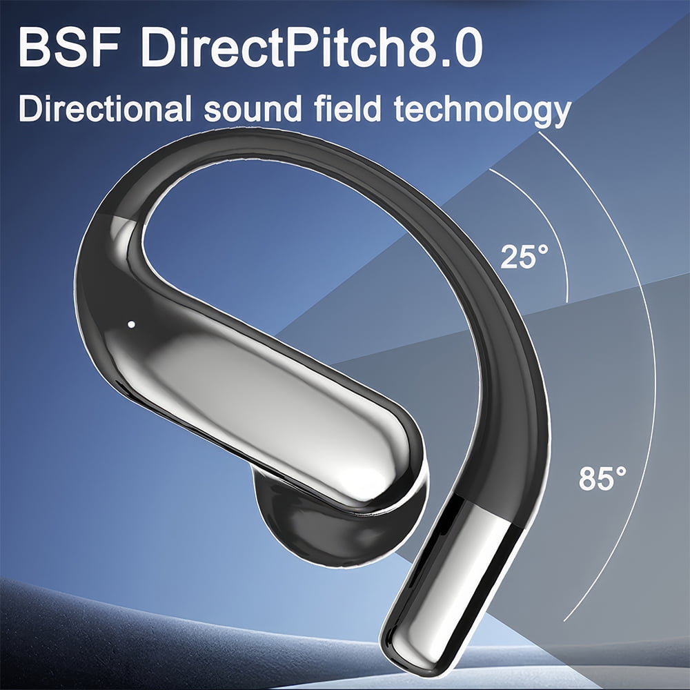 VTIN W20 Open-Air Conduction Headphones - Bluetooth 6.1, 13MM HiFi Dual Dynamic Coil, BSF DirectPitch 8.0, 90% Sound Leakage Reduction, Electroplated Earhook & 4hrs Music Time