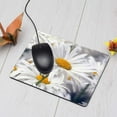 thumbnail image 5 of White Pure Daisy Gaming Mousepad - Flower Mouse Mat for Computer Desk Laptop Office, Non-Slip Rubber Base, 9.5x7.9 Inch, Elegant and Functional, 5 of 5