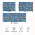 thumbnail image 2 of Yayeee Pillowcase King Size Set of 2 Satin Wrinkle Resistant Envelope Pillow Case, Blue Cartoon Galaxy, 2 of 8