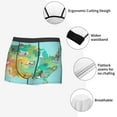 thumbnail image 5 of Kdxio Men's Boxer Briefs with USA Tourist Map With Famous Landmarks Print - Comfortable and Breathable Underwear for Everyday Wear, 5 of 7
