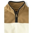 thumbnail image 2 of The Children's Place Boys Long Sleeve Colorblock Microfleece Half Zip Pullover, Sizes XS-XXL, 2 of 3