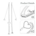 thumbnail image 5 of SENSETH 1 Pair Bra Straps Rhinestone Shoulder Straps Strapless Dress Straps Replacements, 5 of 7
