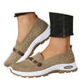 thumbnail image 3 of Zapatos Ortopedicos para Mujer, Women's Woven Orthopedic Breathable Soft Sole Shoes, Go Walking Slip On Casual Comfortable Diabetic Sneaker, 3 of 7