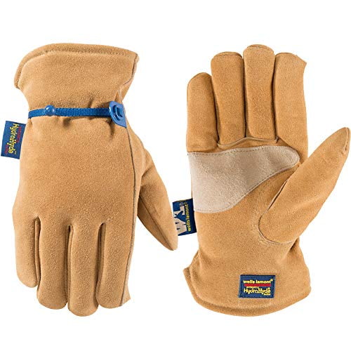 Wells Lamont 1196L Saddle Tan Large Lined HydraHyde Winter Leather Work Gloves