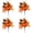 Orange-C, variant on 1 Pc Fall Floral Pick, Autumn Pumpkin Maple Leaf Stem, Artificial Fall Flower Pick for Harvest Halloween Thanksgiving Table Vase Home Decor, 9.84 x 7.87 in