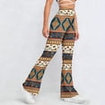 thumbnail image 5 of CHUMUD High Waist Workout Pants for Petite Women Boho Stretchy Floral Gym Flare Pants Tummy Control Yoga Pants Outdoor, 5 of 8
