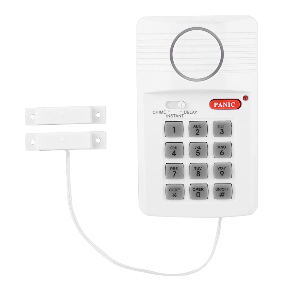 OTVIAP Alarm Keypad, Keypad Alarm System,Door Alarm System 3 Settings Security Keypad with Panic Button for Home Office