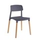 thumbnail image 1 of 4 Sillas Eames de comedor Estocolmo con patas de madera, estilo nórdico Midtown Concept gris Midtown Concept Sillas Estocolmo, 1 of 5