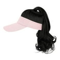 thumbnail image 1 of Chapeau Perruque pour Femmes Perruque de Baseball avec Cheveux Synthétiques Bouclés Extensions de Queue de Cheval avec Perruque de Soleil Cheveux, Extensions Ponyta S5N9, 1 of 1