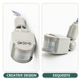 thumbnail image 3 of Shisuyan Rectangular PIR Sensor Detector Switch Grey 1Pack 6.3x2.4in, 3 of 8