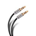 thumbnail image 1 of Cable de Audio Auxiliar Steren Ultra Delgado 3.5MM 90cm 297-070 Negro, 1 of 2