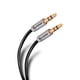 thumbnail image 1 of Cable de Audio Auxiliar Steren Ultra Delgado 3.5MM 90cm 297-070 Negro, 1 of 2