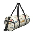 thumbnail image 3 of Easygdp Striped Vintage Planes Travel Duffle Bag,Carry on Bag Travel Bags Gym Bag Carry On Luggage Bags, 3 of 8