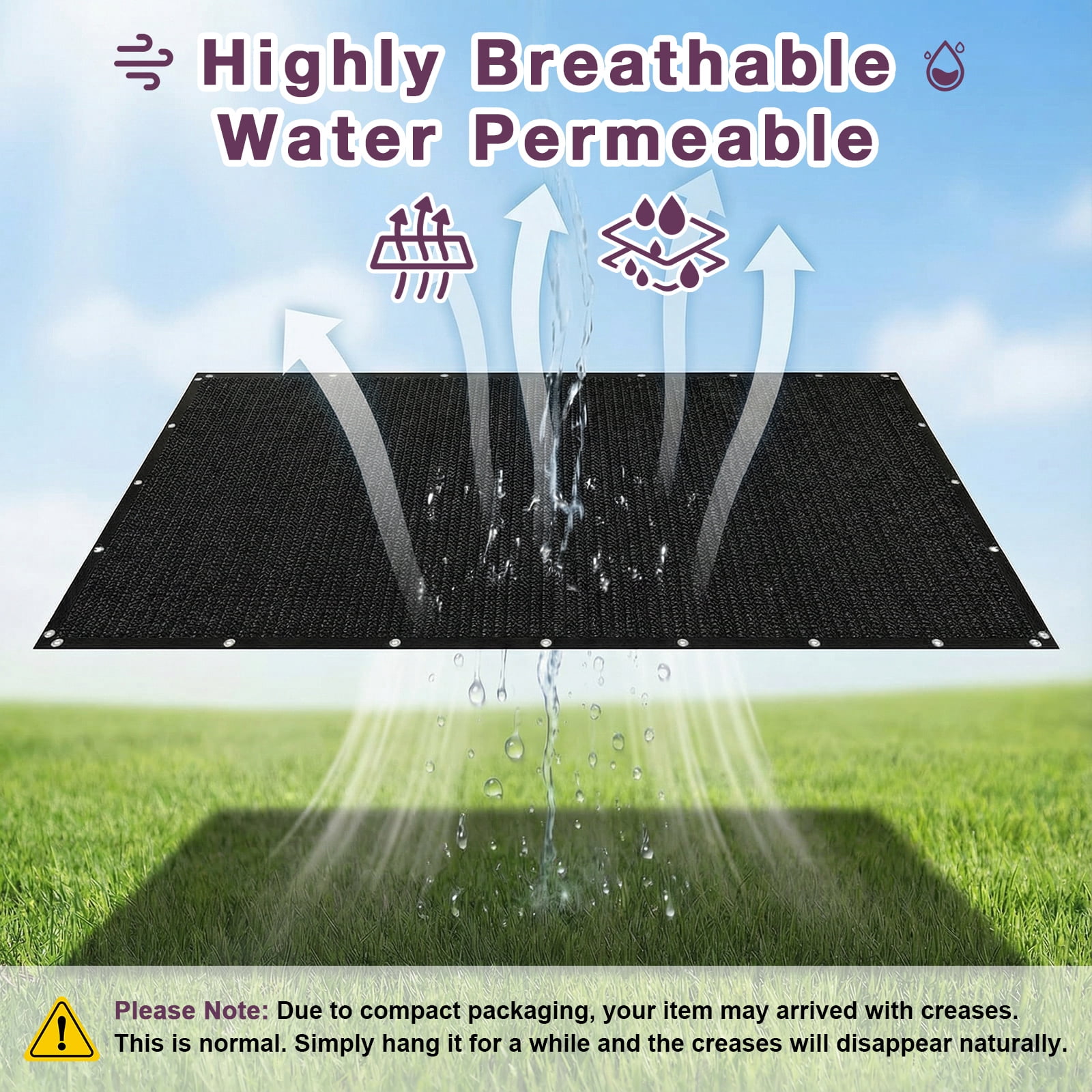 Jane Stone 90% Shade Fabric Sun Shade Cloth with Grommets,10'X14' Pergola Replacement Shade Cover Canopy for Garden Outdoor Patio,Black (We Make Custom Size)