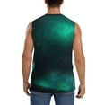 thumbnail image 4 of Lsque Witch House On The Hill Print Men's Cotton Blend Sleeveless Muscle Shirts (S-3XL)- Moisture Wicking, Odor Protection, UPF 30+,Medium, 4 of 8