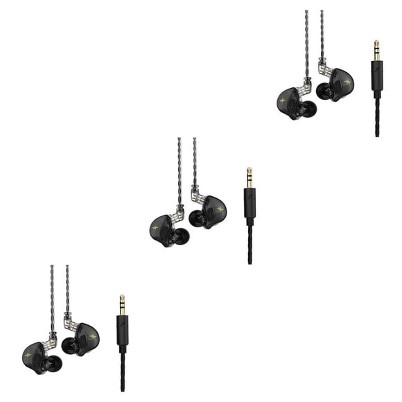 Auriculares desmontables Inteprter de 3,5mm con reducción de ruido para juegos Control de línea deportivos