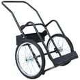 thumbnail image 6 of Large Dual Oxygen Tank Cart Dolly Double Cylinder Cart, Full Range, High Rail, with Lifting Eye and Firewall, 20" pneumatic Wheels Includes two fastening belts, 6 of 13