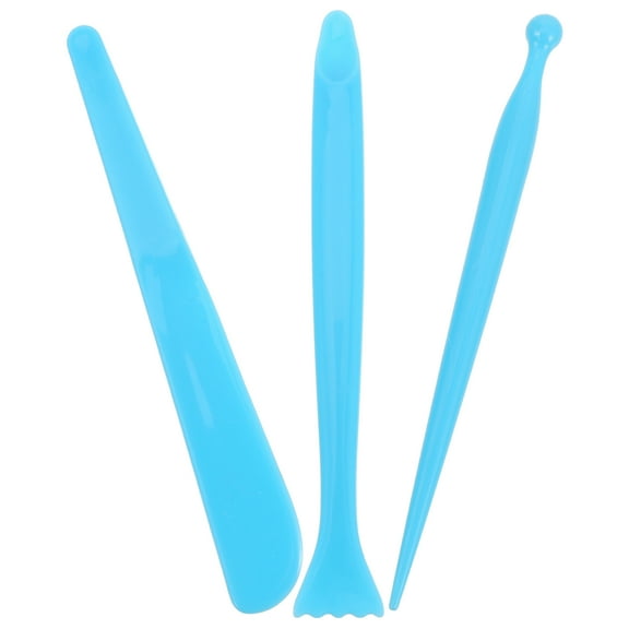 Masteelf 3pcs Precision Clay Sculpting Kit Clay Modeling Tools Set Oil Painting Scraper Clay Carving Tools for Pottery and Art Projects