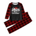 thumbnail image 2 of breaise Christmas Family Matching Pajamas Set 2025 Festive Xmas Jammies Sets for the Whole Family Holiday Pjs Christmas, 2 of 4